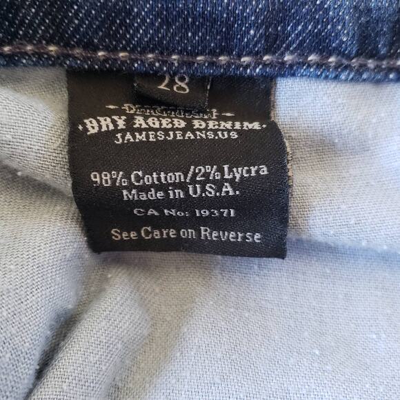 James Jeans Hector Skinny Dip Jeans Bootcut Cotton Mid Rise Women 28 x 33 - Picture 8 of 8